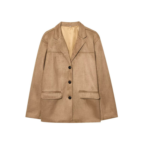 Damen eleganter und modischer Blazer mit praktischen Taschen EB
