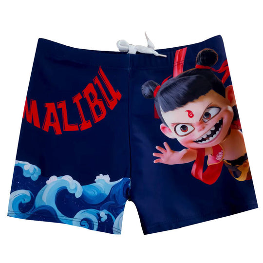 Jungen Schwimmshorts mit maritimen Motiv EB