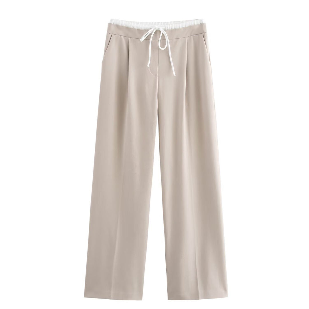 Damen elegante und bequeme Palazzo-Hose EB