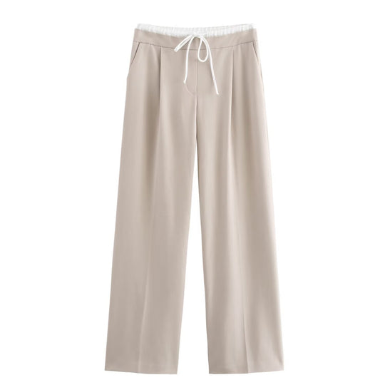 Damen elegante und bequeme Palazzo-Hose EB