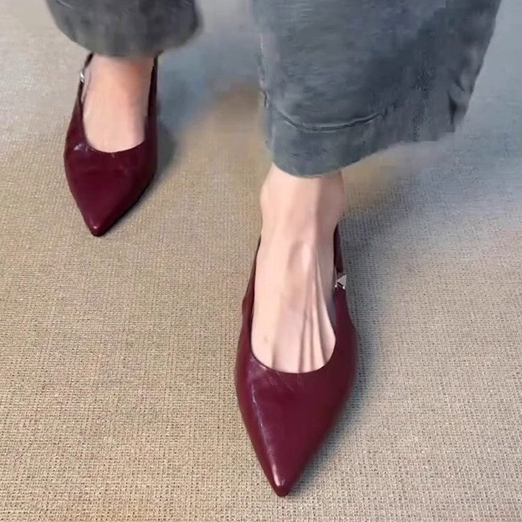 Damen Slingback-Ballerinas mit elegantem Cut-Out und bequemer Passform EB