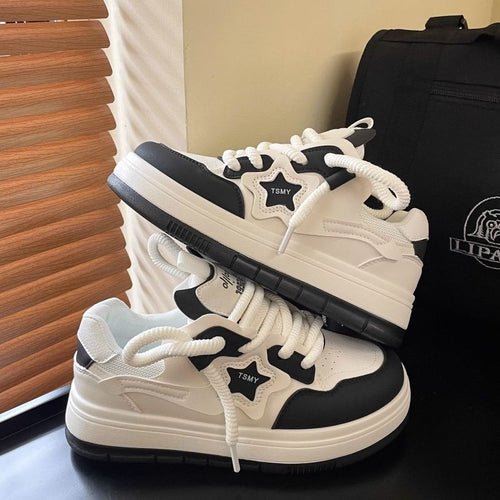 Damen Sportliche Sneakers mit modischem Design und bequemer Dämpfung EB