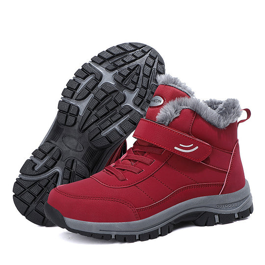 Damen isolierte Winterstiefel mit rutschfester Sohle und weichem Innenfutter EB