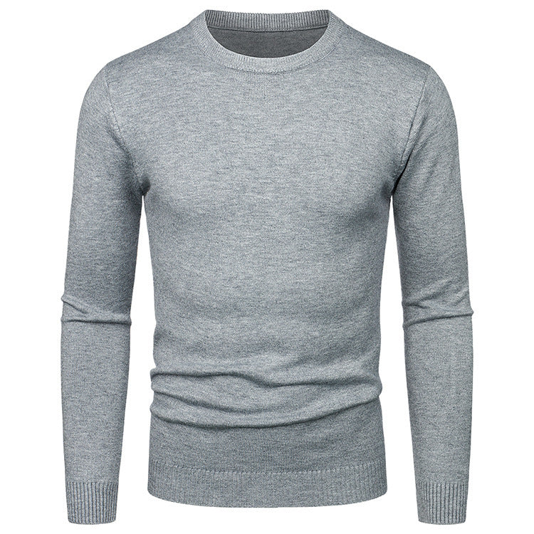 Herren Rundhalspullover aus weichem Material EB