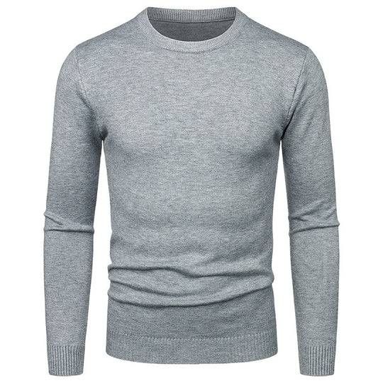 Herren Rundhalspullover aus weichem Material EB