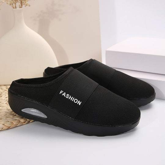 Damen Komfortable Slipper mit atmungsaktivem Obermaterial EB
