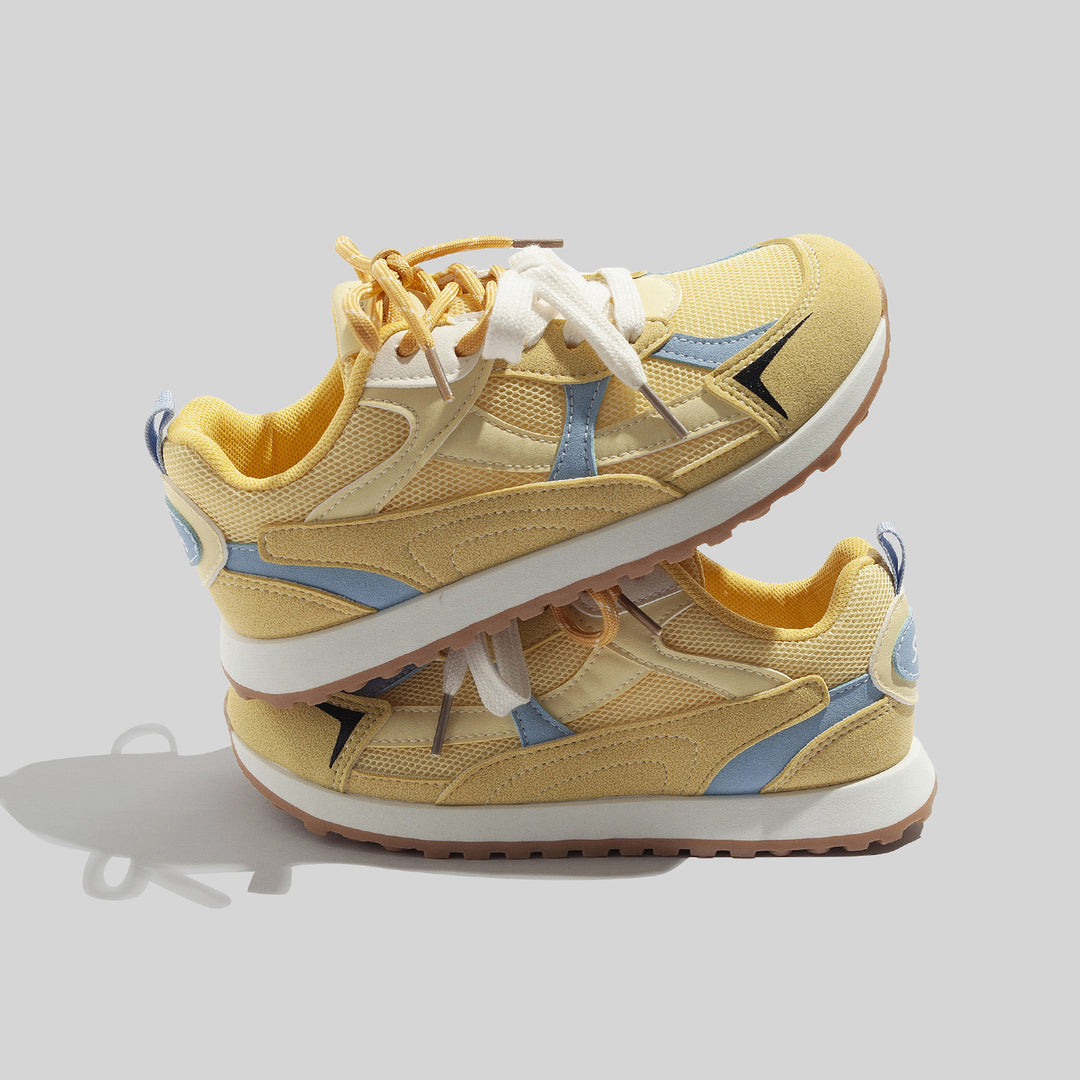 Damen Sportliche Sneakers mit atmungsaktivem Obermaterial und komfortabler Dämpfung EB