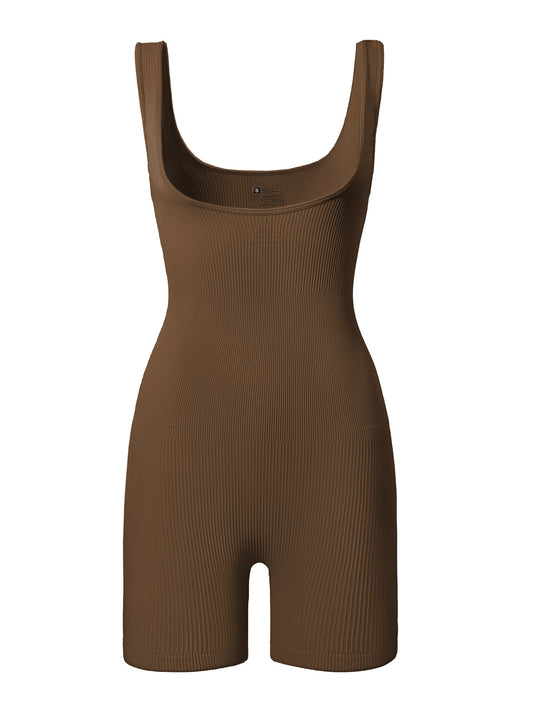 Damen figurbetontes Onesie mit breiten Trägern EB