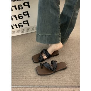 Damen Flip-Flops mit eleganter Knotenverzierung EB