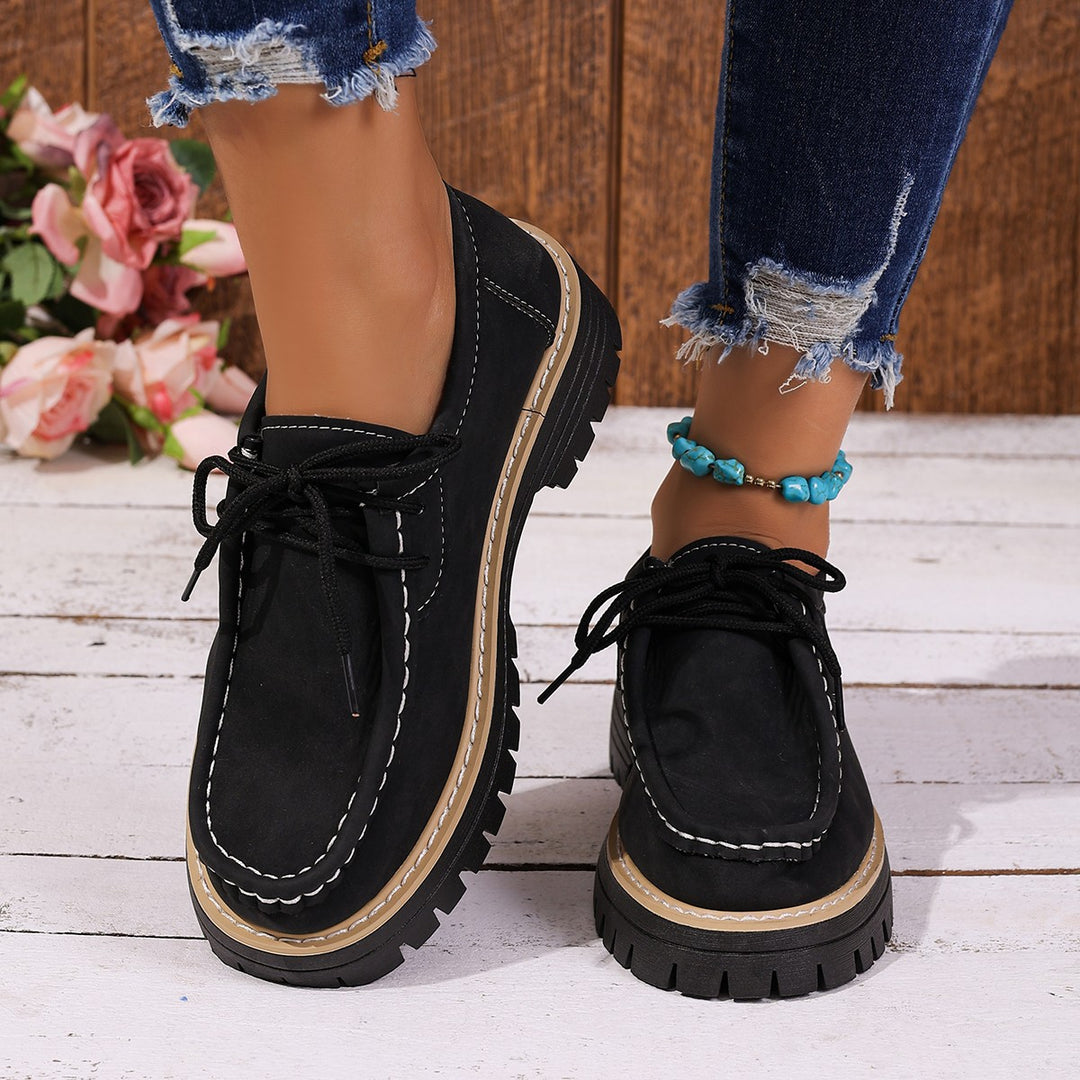 Damen Komfortable Boots mit strapazierfähiger Profilsohle EB