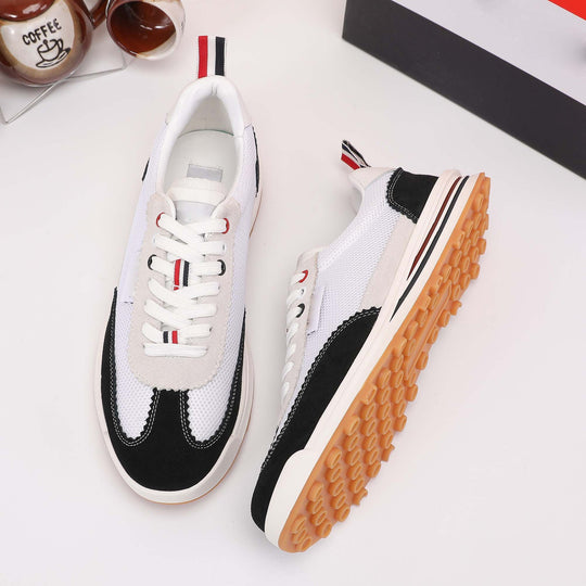 Damen Sportliche Sneaker mit atmungsaktivem Mesh-Obermaterial und dämpfender Sohle EB