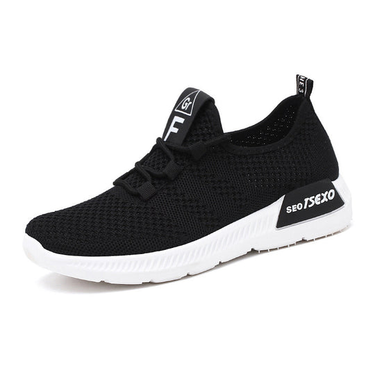 Damen Sportliche Freizeitsneaker mit atmungsaktivem Mesh-Obermaterial EB