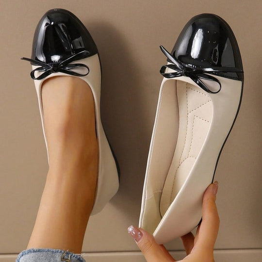 Damen Ballerinas mit schickem Schleifendetail EB