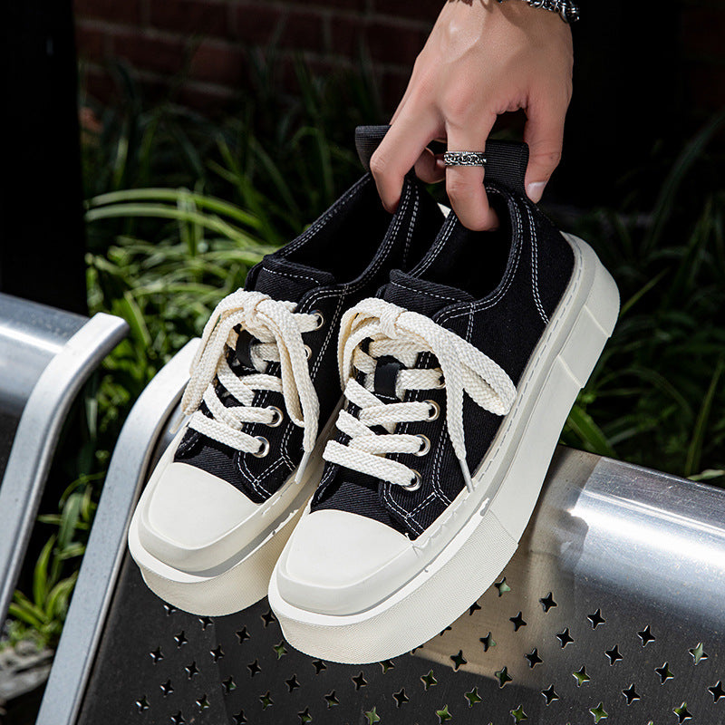 Damen Trendige Sneakers mit dicker Sohle EB