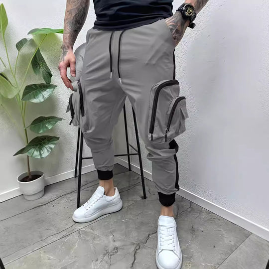 Herren Cargo-Hose mit praktischen Reißverschlusstaschen EB