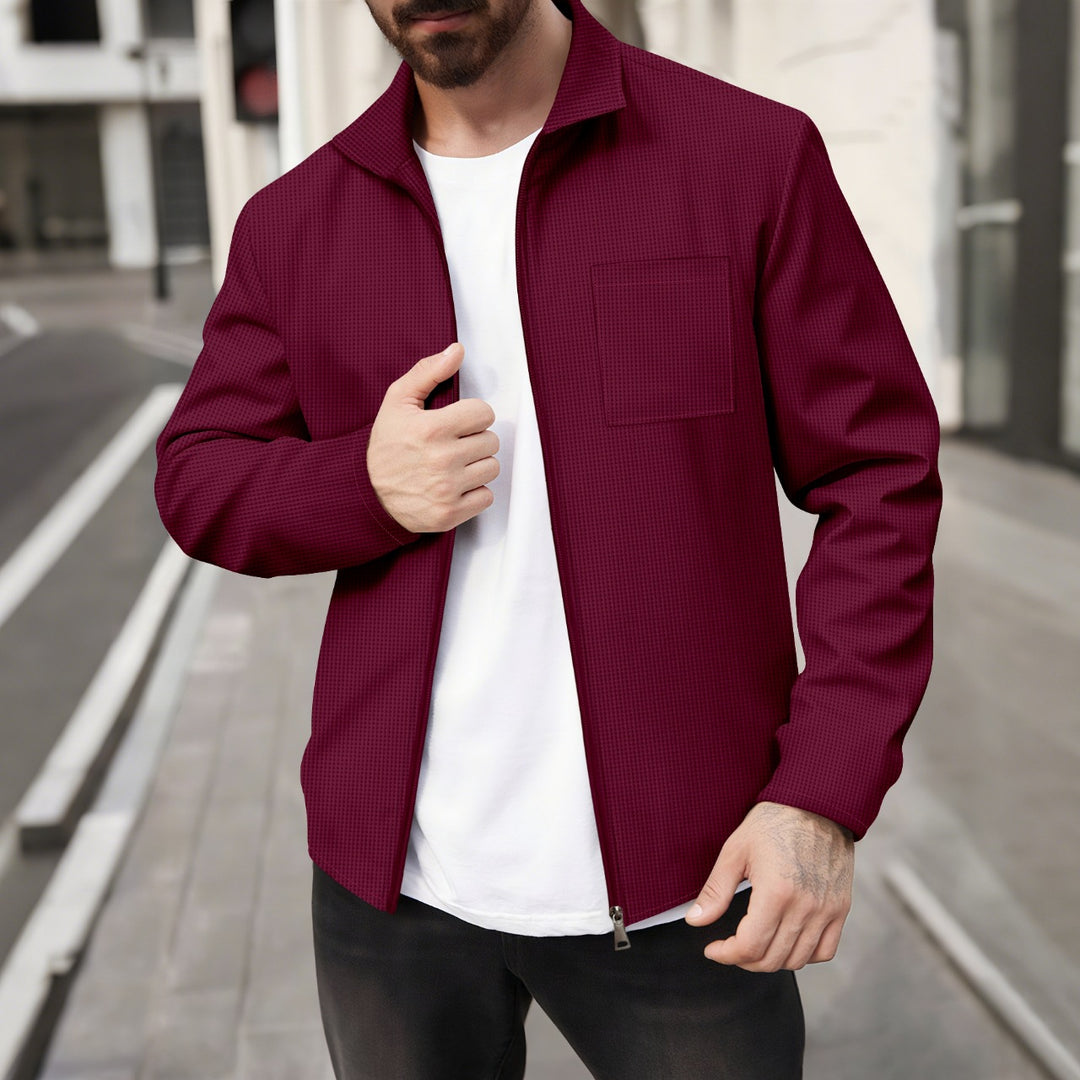 Herren modische Jacke mit strukturiertem Design EB