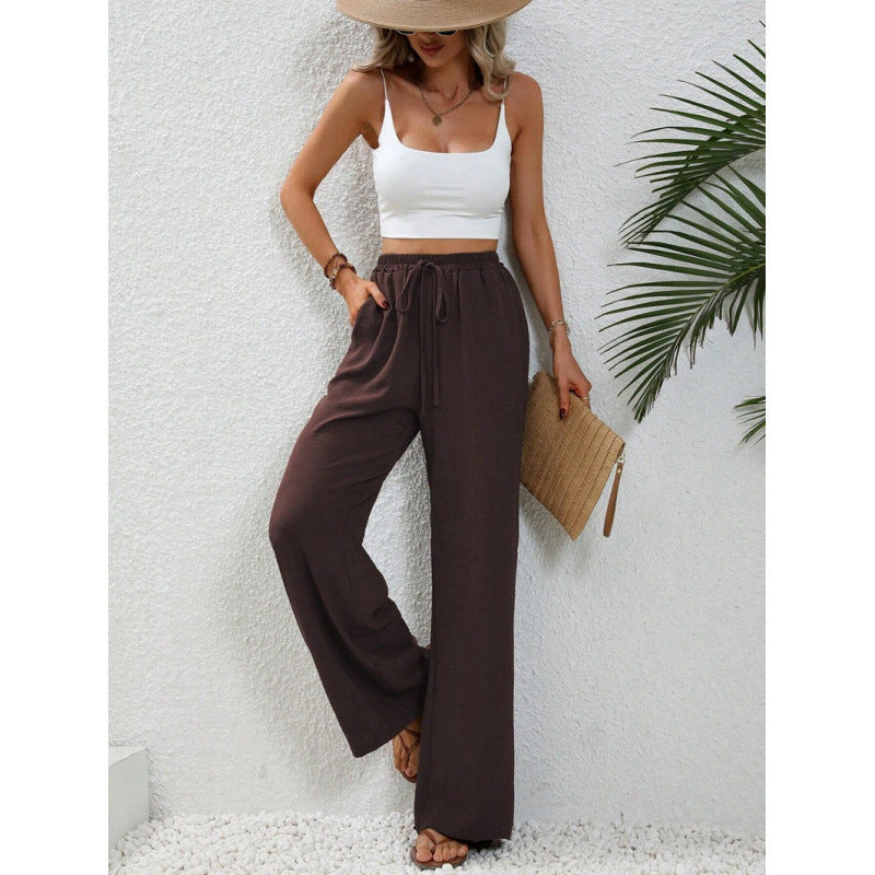 Damen Luftige Weite Sommerhosen EB