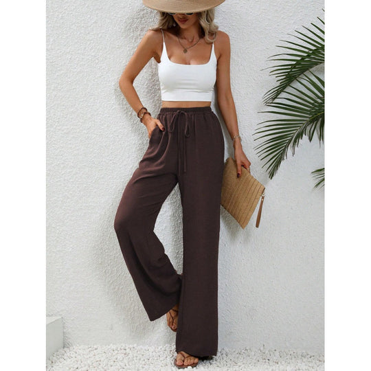 Damen Luftige Weite Sommerhosen EB