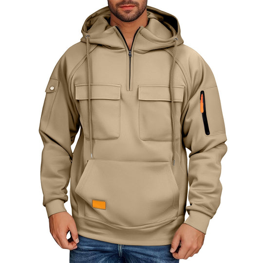 Herren Alltags-Hoodie mit praktischen Taschen EB