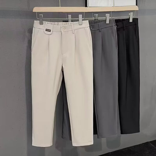 Herren schlanke Chino-Hose mit elegantem Schnitt und atmungsaktivem Material EB