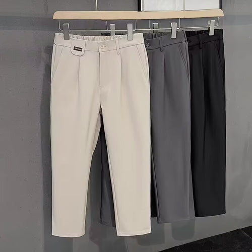 Herren schlanke Chino-Hose mit elegantem Schnitt und atmungsaktivem Material EB