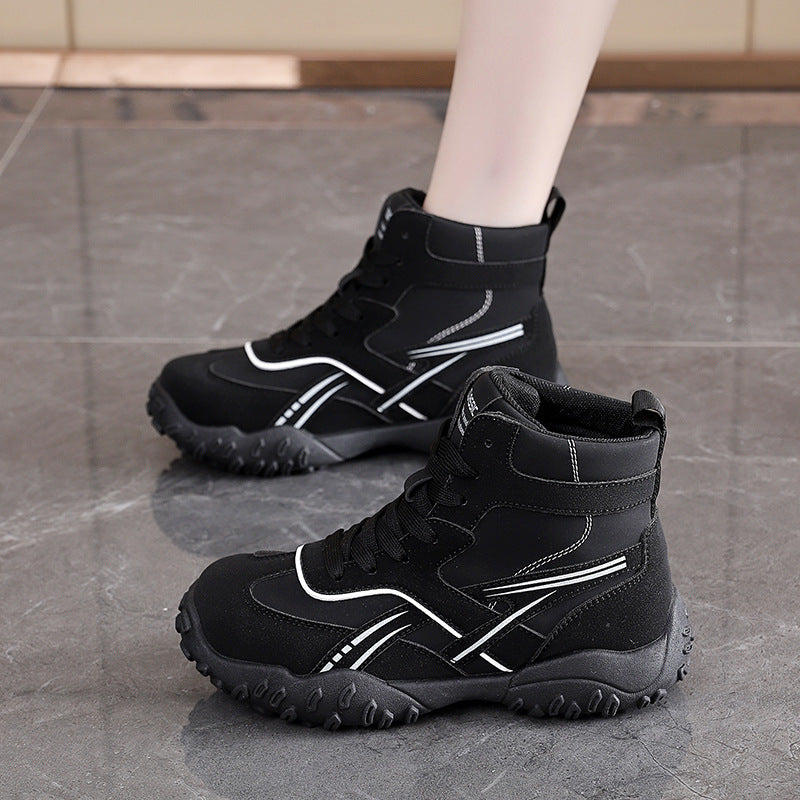 Damen Outdoor-Stiefel mit rutschfester Profilsohle und atmungsaktivem Obermaterial EB