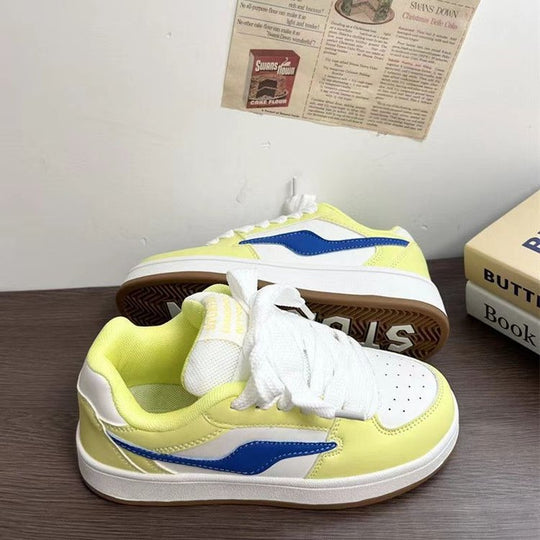 Damen Sportliche Sneakers mit atmungsaktivem Mesh und dämpfendem Sohlenprofil EB