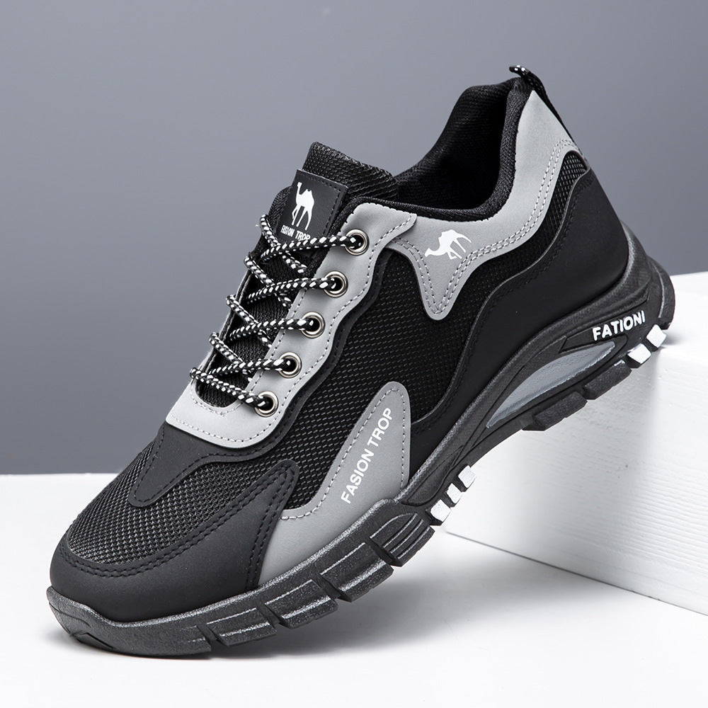 Herren Sportliche Freizeitsneaker mit atmungsaktiver Mesh-Oberfläche und rutschfester Sohle EB