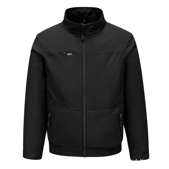 Herren nan leichte gesteppte Thermojacke mit Stehkragen und winddichter Außenhülle R&B
