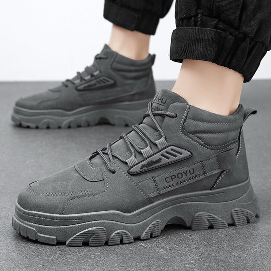 Damen Sportliche High-Top Sneakers mit strapazierfähigem Obermaterial EB