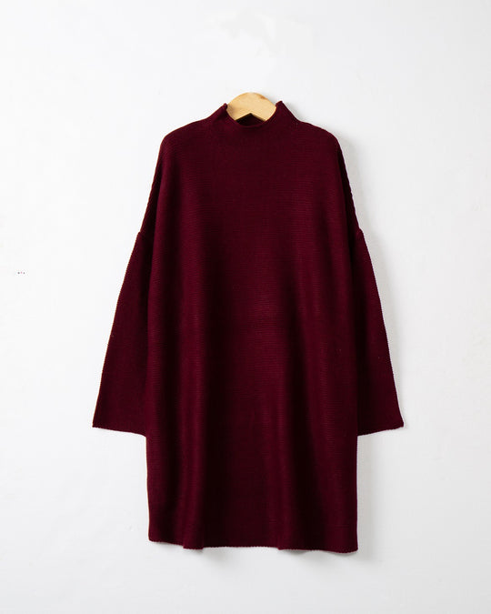 Damen Großer Rollkragenpullover aus weichem Strick EB