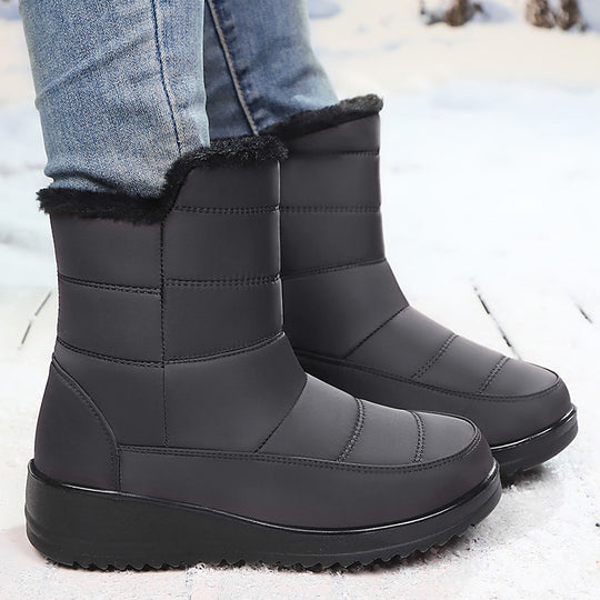 Damen Thermo-Winterstiefel mit rutschfester Sohle und isolierendem Innenfutter EB