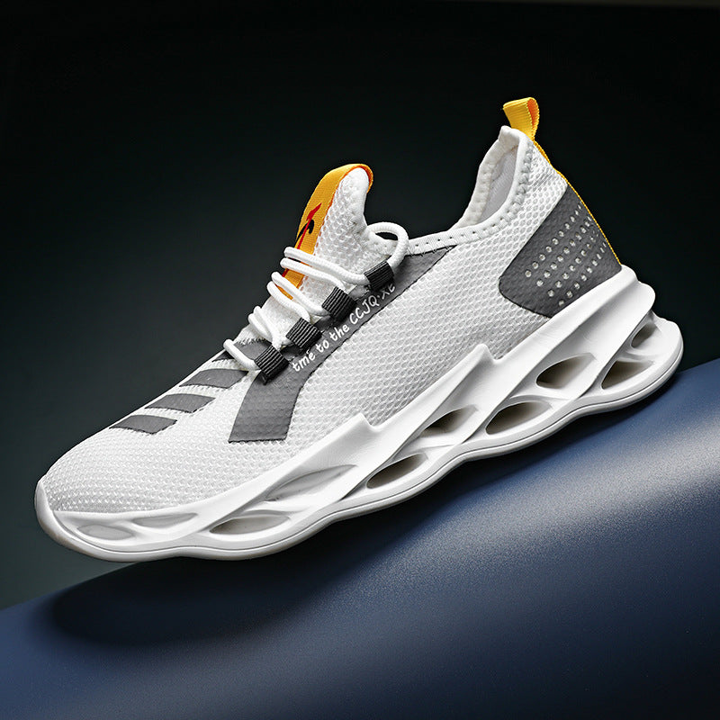 Damen Sportliche Dämpfung Sneakers mit atmungsaktivem Obermaterial EB