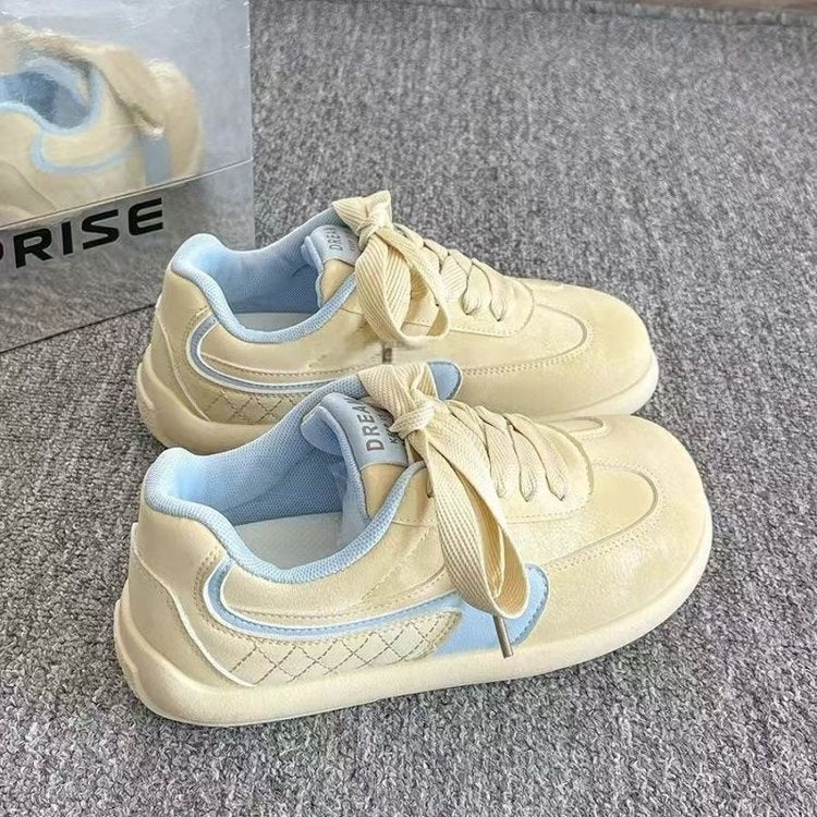 Damen Sportliche Sneakers mit atmungsaktiven Einsätzen und dämpfender Sohle EB