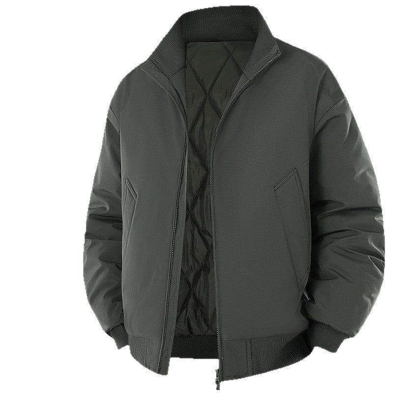 Herren Winterjacke mit warmem Innenfutter und praktischen Taschen EB