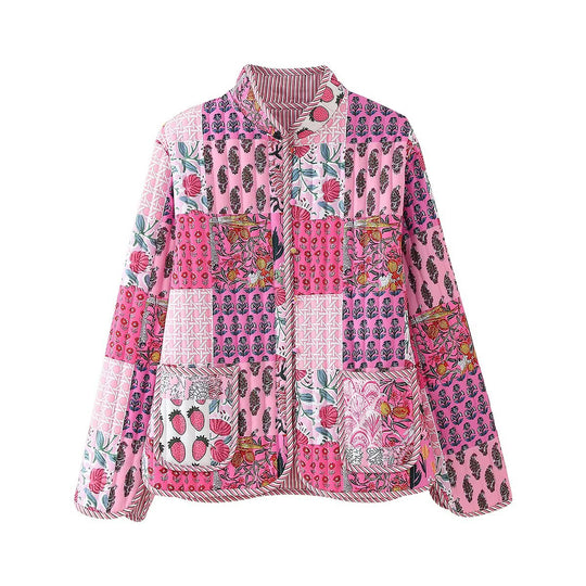 Damen Patchwork-Jacke EB