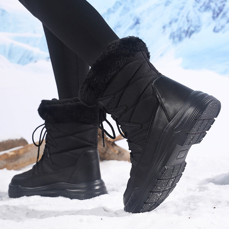 Damen Winter-Wanderschuhe mit isolierendem Futter und rutschfester Sohle EB