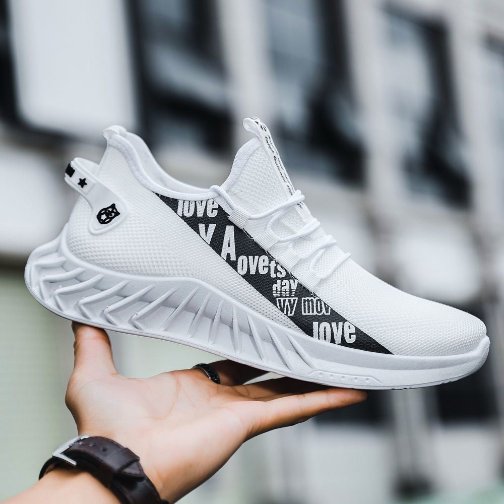 Damen Performance Sneakers mit atmungsaktivem Mesh-Obermaterial und rutschfester Laufsohle EB
