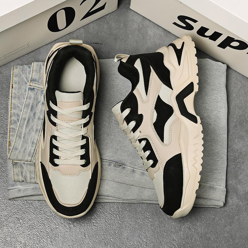 Damen Sportliche Chunky Sneakers mit atmungsaktiver Mesh-Oberfläche und rutschfester Sohle EB