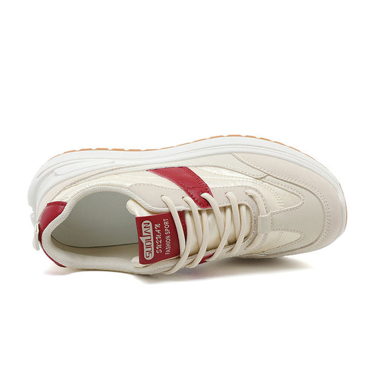 Damen Sportliche Freizeit Sneakers mit extra dämpfender Sohle und atmungsaktivem Obermaterial EB