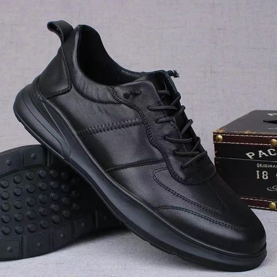Herren Komfortable Leder Sneakers EB