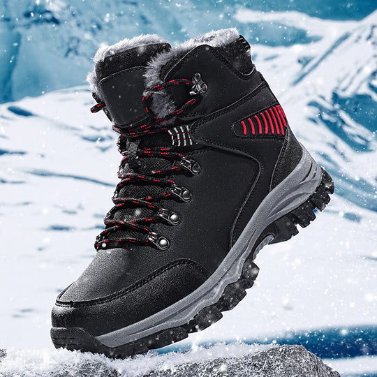 Herren isolierte Winterwanderstiefel mit rutschfester Profilsohle und atmungsaktivem Obermaterial EB