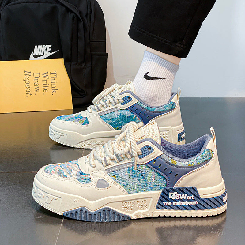 Damen modische Sneaker mit einzigartigem Design und atmungsaktivem Obermaterial EB