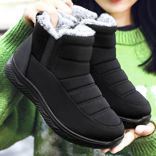 Damen Warmfutter Winterstiefel mit rutschfester Sohle und isolierender Technologie EB