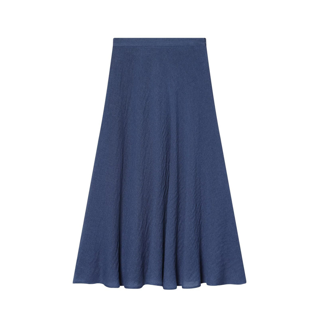 Damen Maxirock mit fließendem Schnitt und asymmetrischen Details EB