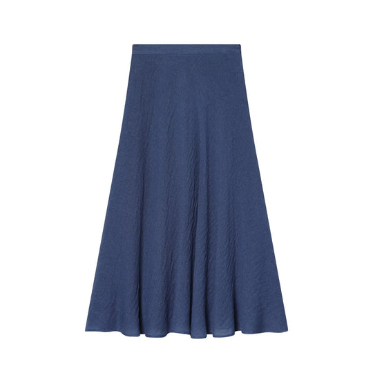 Damen Maxirock mit fließendem Schnitt und asymmetrischen Details EB