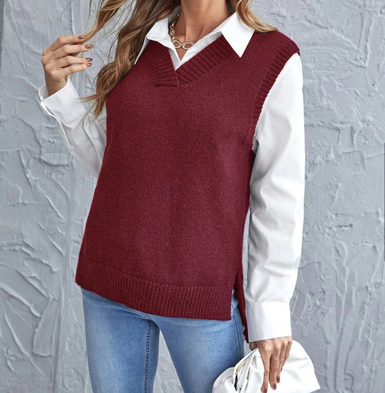 Damen elegante Strickweste EB