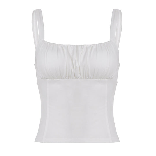 Damen-Bustier-Oberteil mit schmeichelnder Passform und feinen Rüschen EB