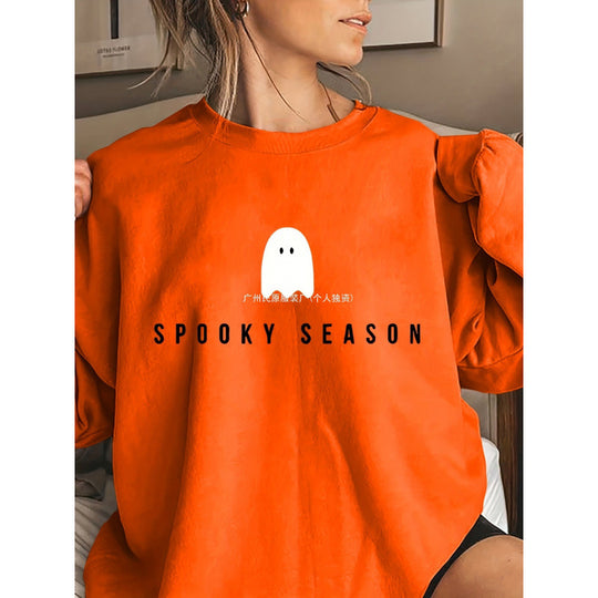 Unisex nan kuscheliges Baumwoll-Sweatshirt mit niedlichem Bären-Print und Rundhalsausschnitt EB
