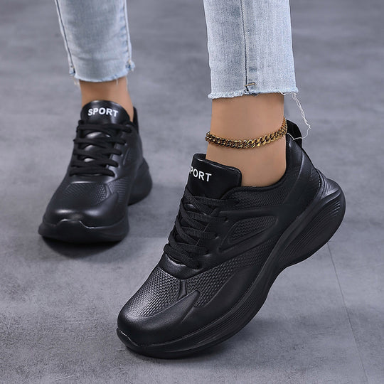 Damen Sportliche Sneakers mit atmungsaktivem Obermaterial und dämpfender Sohle EB